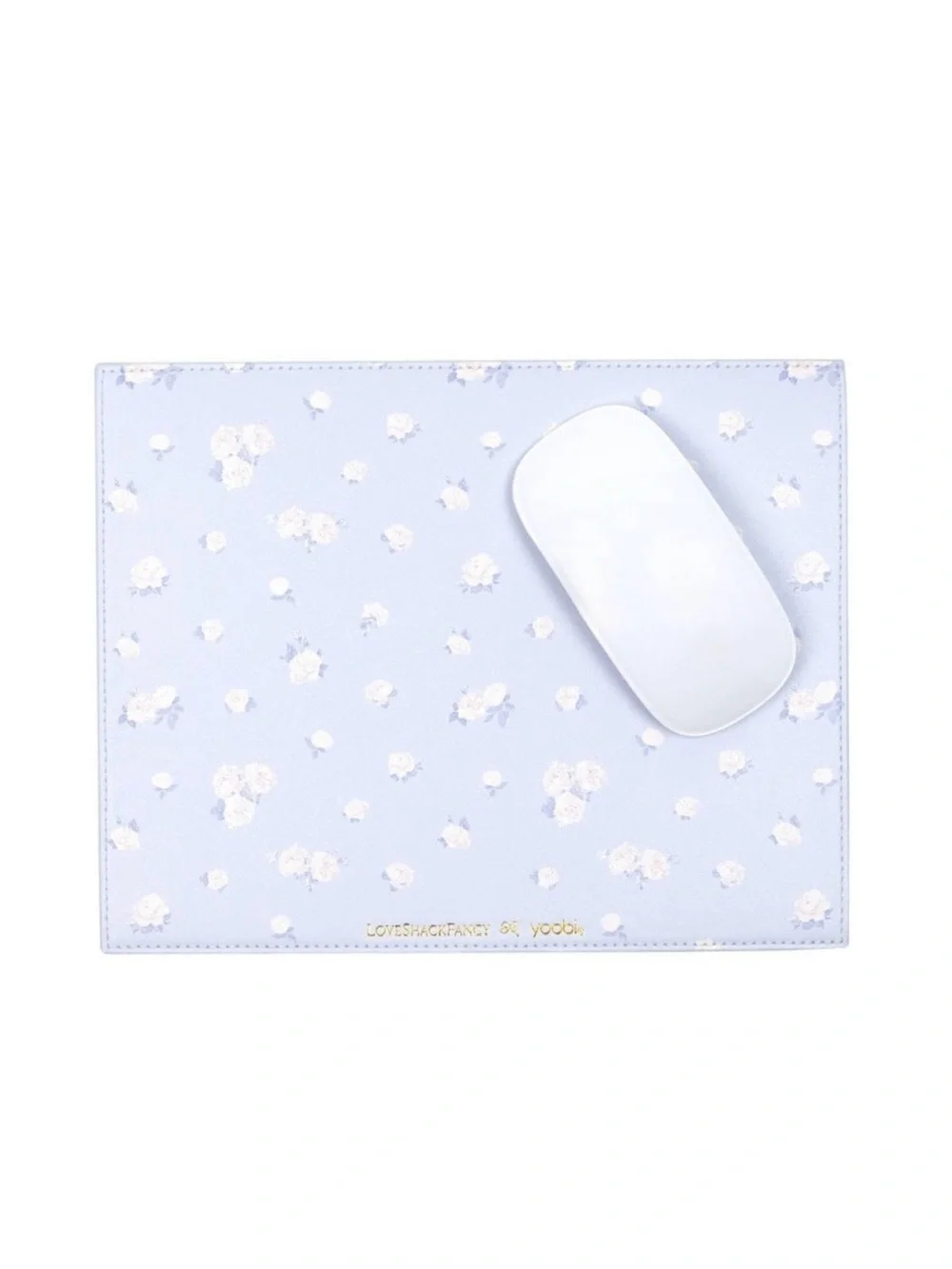 LoveShackFancy Yoobi Everblooming Rosettes Ditsy Backpack Set Mousepad, Tech bag